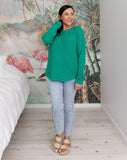 Tracey Emerald Waffle Knit