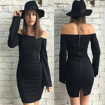 Jade Black Dress