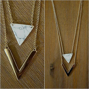 Triangle & Arrow Necklace
