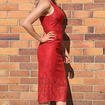 Amelia Red Dress