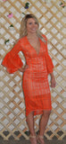 Paisley Tangerine Dress
